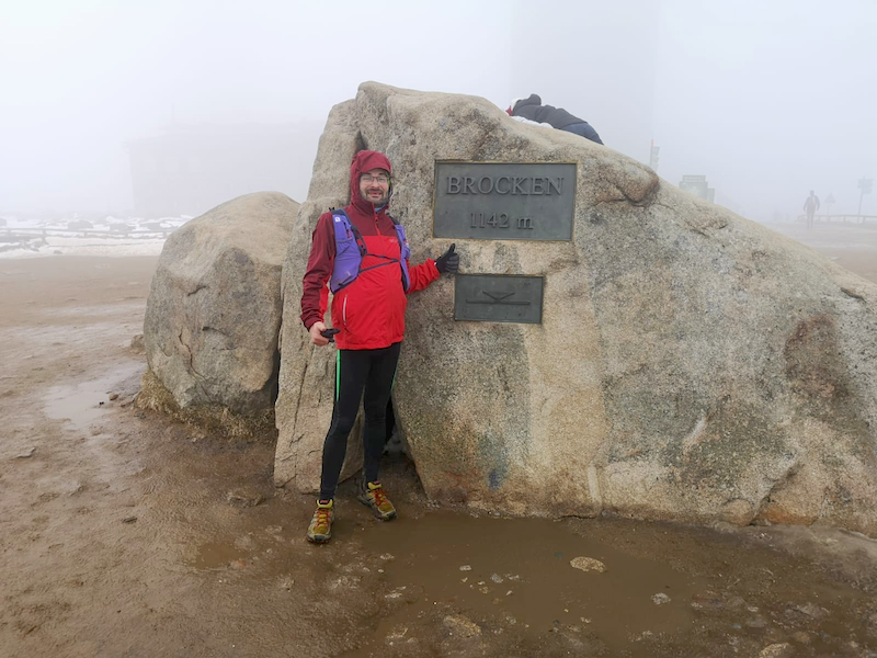 Henrik Schütze auf dem Brocken